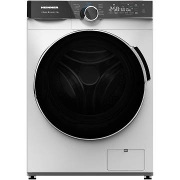 Masină de spalat Heinner HWM-M1214IVKA+++, 12kg, 1400rpm, clasa A, motor inverter, 14 programe, control tactil, afisaj digital, program rapid de 15 min, program de spălare cu abur, program de îngrijire a bebelusilor, blocare copii, alb
