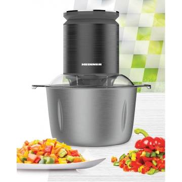 Tocator legume Heinner HMC-KD800SS, 800W, 3l, gri antracit