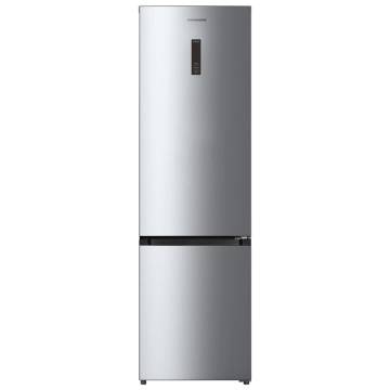 Combina frigorifica Heinner HCNF-HM377INVXC, 377 l, Clasa C, No Frost, control electronic, H 200.5 cm, culoare apect inox