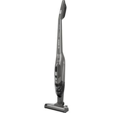 Aspirator fara fir, Bosch BBHF214G baterie Li-Ion 14.4 V, Timp functionare 35 minute, Perie circulara motorizata, 2 trepte viteza, Filtru lavabil, Gri