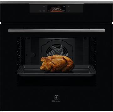 Cuptor electric incorporabil Electrolux KOFBH39H Seria 700, 72 l, Grill, TFT, Clasa A+, Negru cu insertie inox