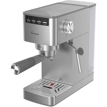 Espressor manual FRAM FEM-D15SS, 1350 W, 15 Bar, rezervor de apa detasabil 1.2 L,Carcasa Inox