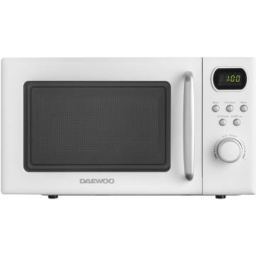 Cuptor cu microunde Daewoo KOR-6S2BW, 20 litri, 700 W, Digital, Alb