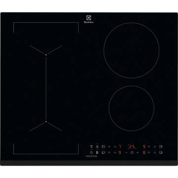 Plita incorporabila Electrolux LIV63431BK, Inductie, 4 zone de gatit, Touch control, Timer, Booster, 60 cm, Negru