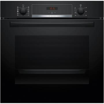 Cuptor incorporabil Bosch HQA534EB3, 71 L, Electric, Multifunctional, Added Steam, Grill, Convectie 3D Plus, 8 functii, Autocuratare EcoClean + hidrolitica, Clasa A+, Negru