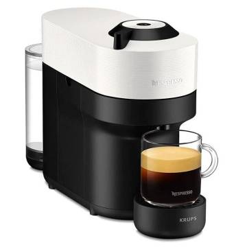 Espressor Krups Vertuo Pop Coconut XN 9201, 1500W, Alimentare Capsule, 0.56 L, Oprire automata Negru/Alb