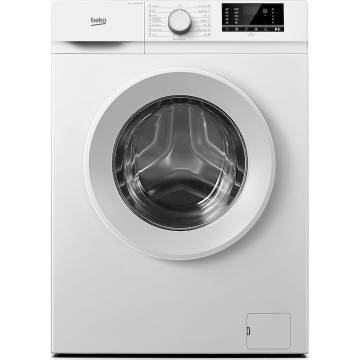 Masina de spalat rufe frontala Beko B1WFK2604WEE, 6 kg, 1000 RPM, Clasa D, Digital Display, 15 programe, Child Lock, AquaWave, Alb