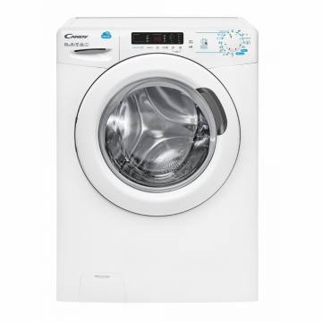 Masina de spalat rufe Candy Smart CSS 14102D3-S, 10kg, 1400 RPM, NFC, Functie aburi, Control vocal, Clasa A+++, Alb