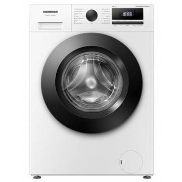 Masina de spalat rufe slim Heinner HWM-HME6012IVSMA+++, 6 kg, 1200 rpm, Clasa A, Motor inverter, 15 programe, Display digital, Program rapid 15 min, Program allergy steam, Program baby steam care, Functie adaugare rufe, Blocare acces copii, Alb