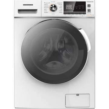 Masina de spalat rufe cu uscator Heinner HWDM-8614B, Spalare 8 kg, Uscare 6 kg 1400 RPM, Clasa B, Display LCD, 60 cm, Alb