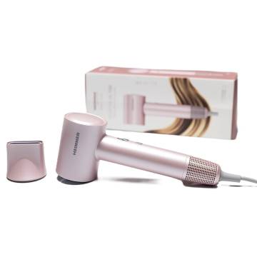 Uscator de par profesional Heinner HHD-H16BLDC-PNK, Motor BLDC, 1600 W, Tehnologie heat balance, 3 trepte de putere, 4 setari de temperatura, Ionizare, Concentrator magnetic, Protectie filtru detasabil, Roz