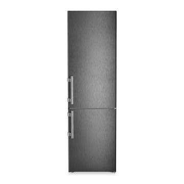 Combina frigorifica Liebherr CBNbsa 575i Prime, NoFrost, BioFresh, 60 cm, 362 l, EasyTwist-Ice, SmartDeviceBox, SoftTelescopic, Sertar Meat & Dairy, Clasa A, BlackSteel