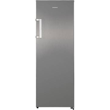 Congelator Heinner HFF-HS240NFXE++, 240 l, No frost, 5 sertare + 2 compartimente cu rafturi sticla, Sistem Multi Air-Flow, control electronic, Clasa E, H 172 cm, Inox
