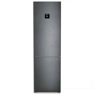 Combina frigorifica Liebherr CNbdc 573i Plus, EasyFresh, NoFrost, 371 l, 201.5 сm, Clasa C, BlackSteel/ Negru