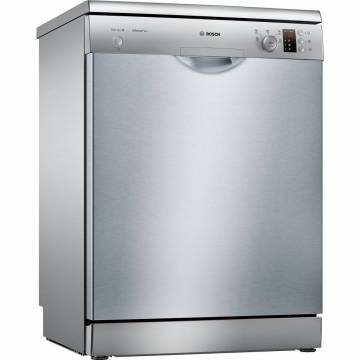 Masina de spalat vase Bosch SMS25AI05E, 12 seturi, 5 programe, Silence Plus, Motor EcoSilence Drive, Clasa A++, 60 cm, Inox