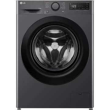 Masina de spalat rufe cu uscator LG F4DR509SBM, 9 kg Spalare, 6 kg Uscare, 1400 rpm, Clasa D, Motor Direct Drive, TurboWash, Negru