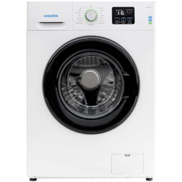 Masina de spalat rufe frontala, NobeLTek NWM612E-W, 6 kg, 1200 rpm, clasa E, adancime 44.5 cm, pornire intarziata, curatare tambur, functie blocare copii, alb