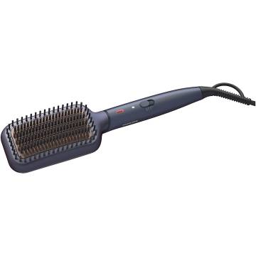 Perie incalzita pentru indreptare Philips BHH885/00, ingrijire cu ioni, tehnologie ThermoProtect, 3 setari temperatura, infuzie cu ulei de argan