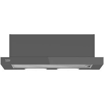 Hota incorporabila telescopica Beko HNT62322ZG, Putere de absorbtie 300 mc/h, Iluminare LED, Zara Grey