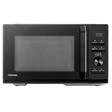 Cuptor cu microunde Toshiba MW3-AG25PFBK, 25L, model digital, Putere 900W, 5 nivele de putere, functie Grill, 7 retete predefinite, diametru platou 288 mm, culoare negru