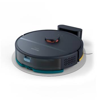 Robot de aspirare Philips XU2000/15 seria 2000, aspirator si mop, 5 hărţi, 6000 Pa, Wi-Fi, Navigare radar LDS, filtru EPA11 lavabil, scanare la 360 de grade, autonomie pana la 120 min, aplicatie HomeRun, albastru