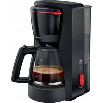 Cafetiera BOSCH MyMoment TKA3M133, 1.4l, 1200W, 15 cesti, negru