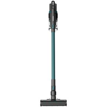 Aspirator vertical Heinner FastClean 300 HSVC-PB300GR, Utilizare dubla: aspirare de mana sau verticala, Perie electrica cu LED, Acumulator Li: 25.9V, 2000mah, Motor BLDC, Putere: 300W, 2 viteze, Autonomie (low/high): 38/11 min, HEPA, Verde/ Gri antracit