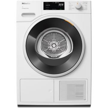 Uscator de rufe Miele TWC 640 WP, 8 kg, Clasa C, DirectSensor, Miele@home, Tehnologie EcoDry FragranceDos, Alb