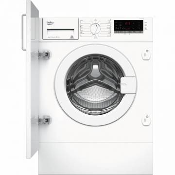 Masina de spalat rufe incorporabila Beko WITV8712X0W, 8 kg, 1400 RPM, Clasa C, Display LED, Alb