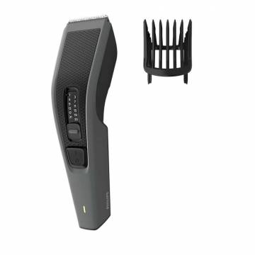 Aparat de tuns Philips Seria 3000 HC3520/15, 13 setari lungime, lame din otel inoxidabil, Gri