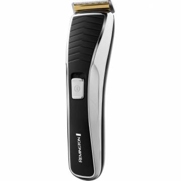 Aparat de tuns Remington Pro Power Titanium Plus HC7150, Li-Ion, 0.5-42 mm, lame titan, Negru/Argintiu