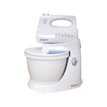 Mixer cu bol Momert 2240, 300 W, 5 viteze, Alb