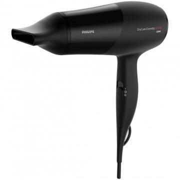 Uscator de par Philips BHD030/00, 2000 W, 2 viteze, 3 trepte temperatura, Negru