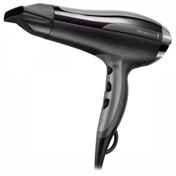 Uscator de par Remington D5210, 2200 W, 2 viteze, Concentrator, Negru