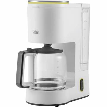 Cafetiera Beko Foodster FCM1321W, 1000W, capacitate 10 cesti, functie ajustare aroma, oprire automata, Alb