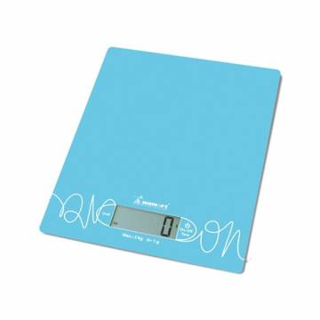 Cantar de bucatarie Momert 6854, 5kg, LCD, Albastru