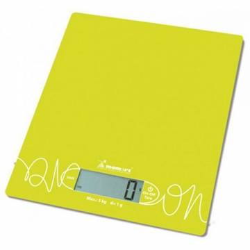 Cantar de bucatarie Momert 6855, 5kg, LCD, Galben