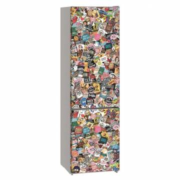 Combina frigorifica Liebherr StickerArt CNst 4813, 338 l, Clasa A++, No Frost, Duo Cooling, H 205.7 cm
