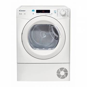 Uscator de rufe Candy S-Line CS C8DG-S, Condensare, 8 kg, Clasa B, Display, NFC, 60 cm, Alb