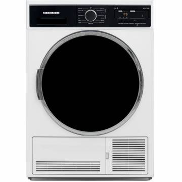 Uscator de rufe Heinner HCD-V704B, Condensare, 7 kg, Display LED, Lumina cuva, Anti-sifonare, Clasa B, Alb