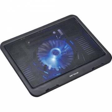 Cooler laptop NCPN19, 10-15.6″, 1 ventilator, USB, negru