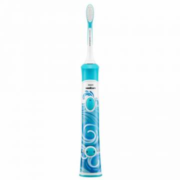 Periuta de dinti electrica Philips Sonicare For Kids HX6311/07, 31000 miscari de curatare/minut, 2 programe, 1 capat