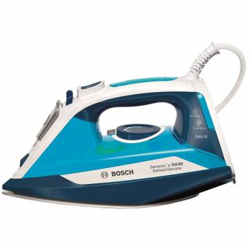 Fier de calcat Bosch Sensixx'x DA30 TDA3028210, Talpa Ceranium-Glissee, 2800 W, 0.32 l, 180 g/min, Albastru