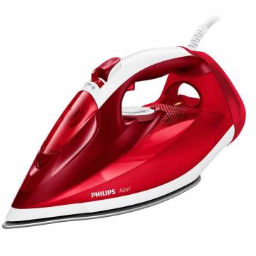 Fier de calcat Philips Azur GC4554/40, 220 g, Talpa SteamGlide Plus, Decalcifiere Quick Calc Release, Rosu