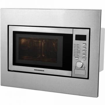 Cuptor cu microunde incorporabil HEINNER HMW-23BI, 23 l, 800 W, Digital, Grill, Inox + Kit instalare