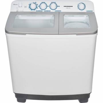 Masina de spalat Heinner semiautomata HSWM-104SL spalare 10kg, stoarcere 4.6kg, Alb/Silver