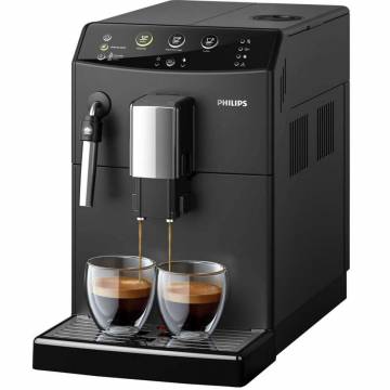Espressor automat Philips EP3510/00, bari, 1.8 l, sistem AquaClean, Sistem a laptelui, 5 setari intensitate, optiune cafea macinata, Negru - Electromix